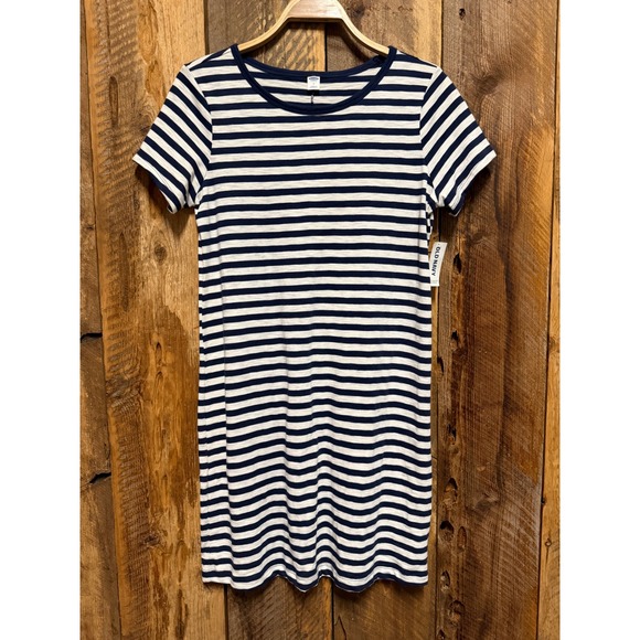 Old Navy Dresses & Skirts - Old Navy T Shirt Dress Women's M Coastal Nautical Preppy Minimalist Capsule